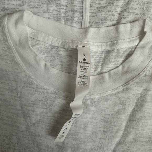 LULULEMON ALL YOURS T SHIRT - LIMITED EDITION SHEER - Picture 4 of 4